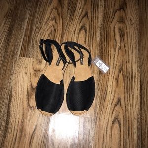 NWT primark black sandals